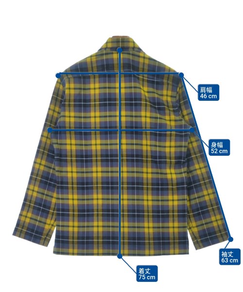 -（ソノタ）カジュアルシャツ 黄 サイズ:M メンズ/2200633861384