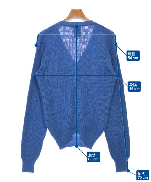 -（ソノタ）カーディガン 青 サイズ:M メンズ/2200619426026