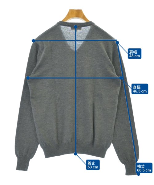 -（ソノタ）ニット・セーター グレー サイズ:S メンズ/2200619565053