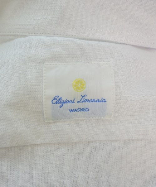 Edizioni Limonaia（エディッツォーニリモナイア）ドレスシャツ 白 サイズ:41(XL位) メンズ/2200646927152
