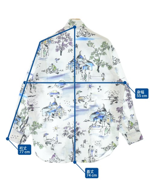 -（ソノタ）カジュアルシャツ 白 サイズ:38(S位) レディース/2200647129111