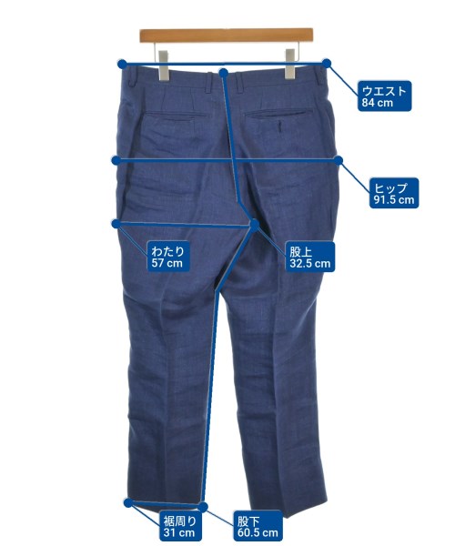 -（ソノタ）スラックス 青 サイズ:-(L位) メンズ/2200653435138