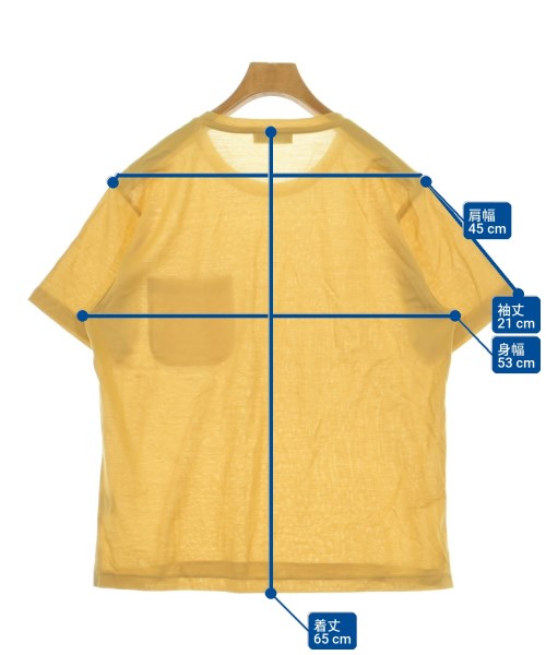 -（ソノタ）Tシャツ・カットソー 黄 サイズ:L メンズ/2200720372281