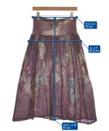 KRIZIA（クリッツア）ロング・マキシ丈スカート 紫 サイズ:42(M位) レディース/2200619321062