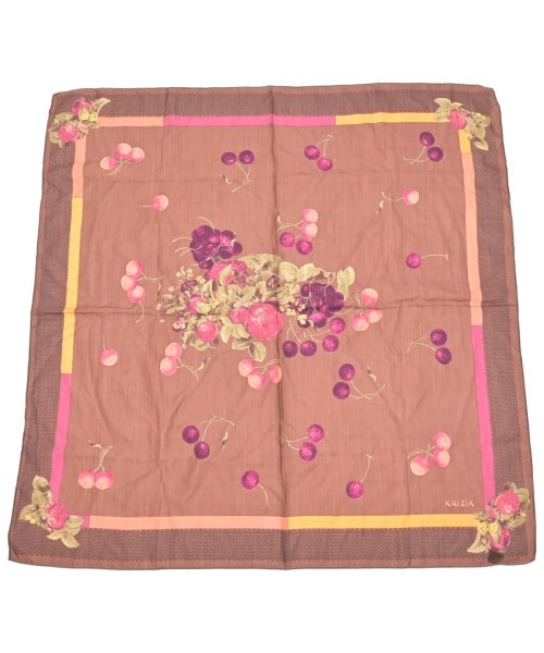 KRIZIA(クリッツア)バンダナ・スカーフ 茶 サイズ:-/2200640693121