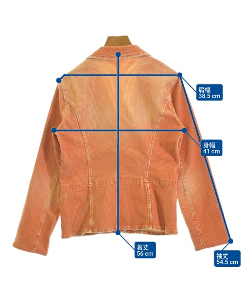 KRIZIA（クリッツア）カジュアルジャケット オレンジ サイズ:44(L位) レディース/2200668356039