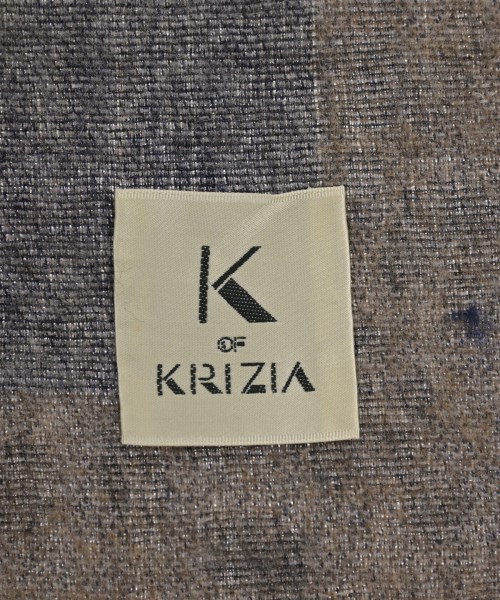 KRIZIA（クリッツア）ストール 茶 サイズ:- レディース/2200666750037