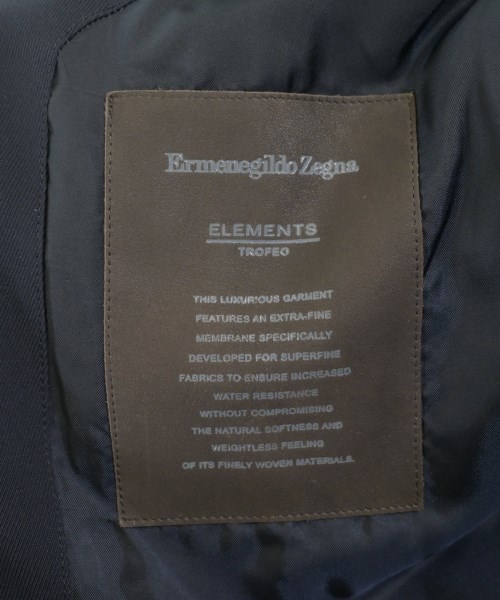 Ermenegildo Zegna（ゼニア）ステンカラーコート 紺 サイズ:46(M位) メンズ/2200634693014