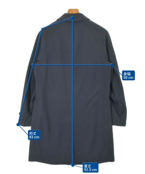 Ermenegildo Zegna（ゼニア）ステンカラーコート 紺 サイズ:46(M位) メンズ/2200634693014