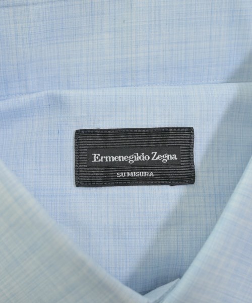 Ermenegildo Zegna（ゼニア）ドレスシャツ 青 サイズ:M メンズ/2200634693076