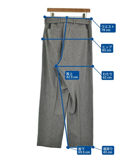 Ermenegildo Zegna（ゼニア）スラックス グレー サイズ:48(L位) メンズ/2200639158075