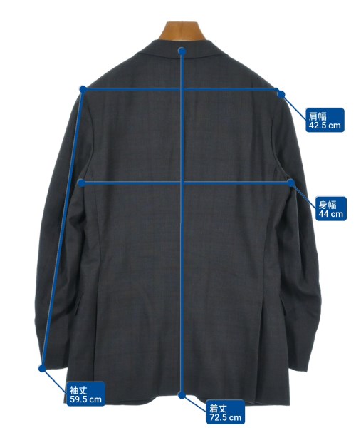 Ermenegildo Zegna（ゼニア）ビジネス グレー サイズ:46/46(M位) メンズ/2200632025206