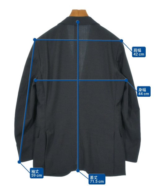 Ermenegildo Zegna（ゼニア）ビジネス 黒 サイズ:44/44(S位) メンズ/2200632025213