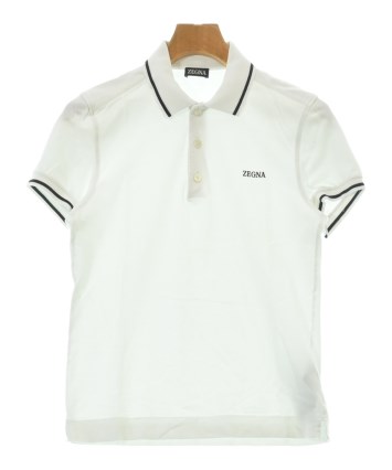 Ermenegildo Zegna（ゼニア）ポロシャツ 白 サイズ:XS メンズ