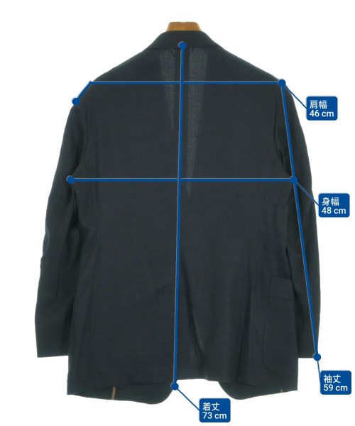 Ermenegildo Zegna（ゼニア）テーラードジャケット 紺 サイズ:46(M位) メンズ/2200621775037