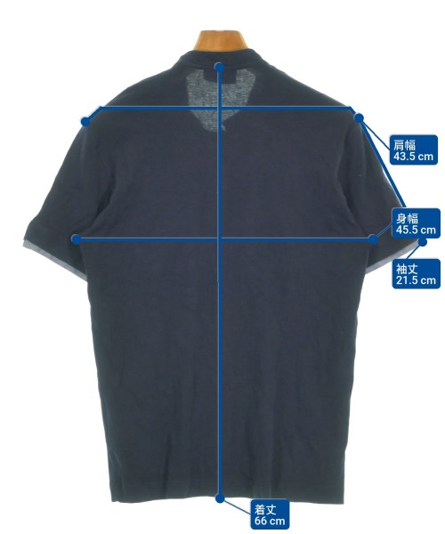 Ermenegildo Zegna（ゼニア）Tシャツ・カットソー 紺 サイズ:48(S位) メンズ/2200614045512