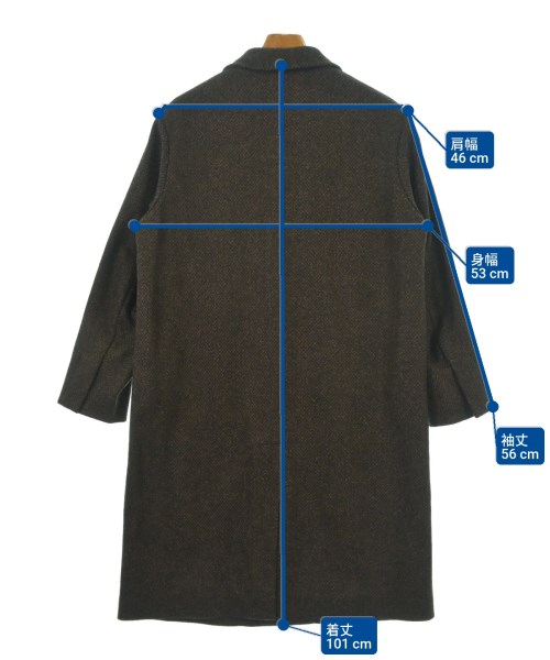 Ermenegildo Zegna（ゼニア）チェスターコート 茶 サイズ:44(S位) メンズ/2200632823086