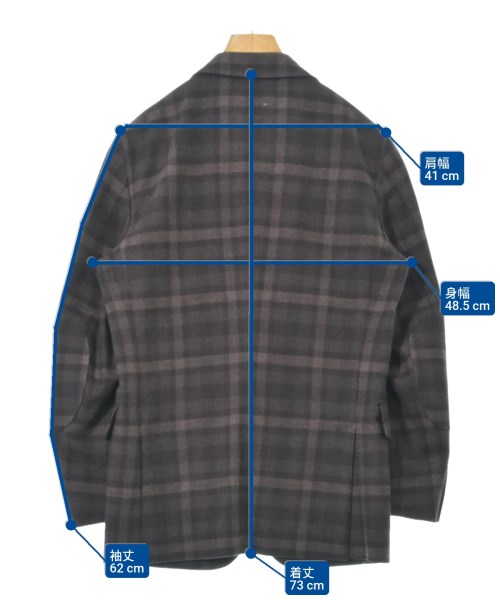 Ermenegildo Zegna（ゼニア）テーラードジャケット 紫 サイズ:46(M位) メンズ/2200610355356