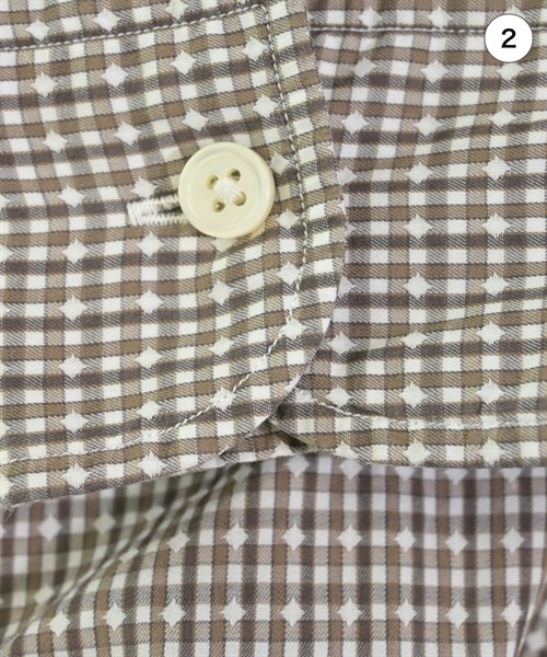 Ermenegildo Zegna（ゼニア）カジュアルシャツ 茶 サイズ:S メンズ/2200610355790