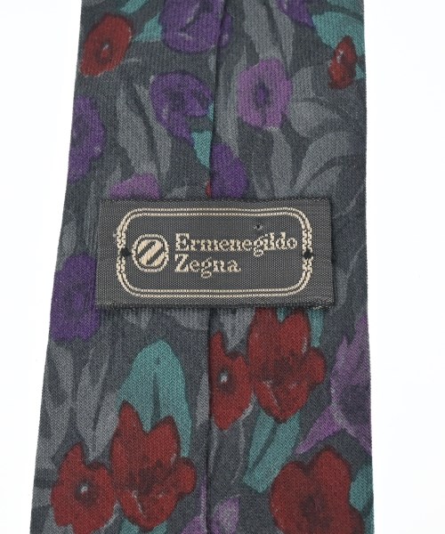 Ermenegildo Zegna（ゼニア）ネクタイ グレー サイズ:- メンズ/2200619032074