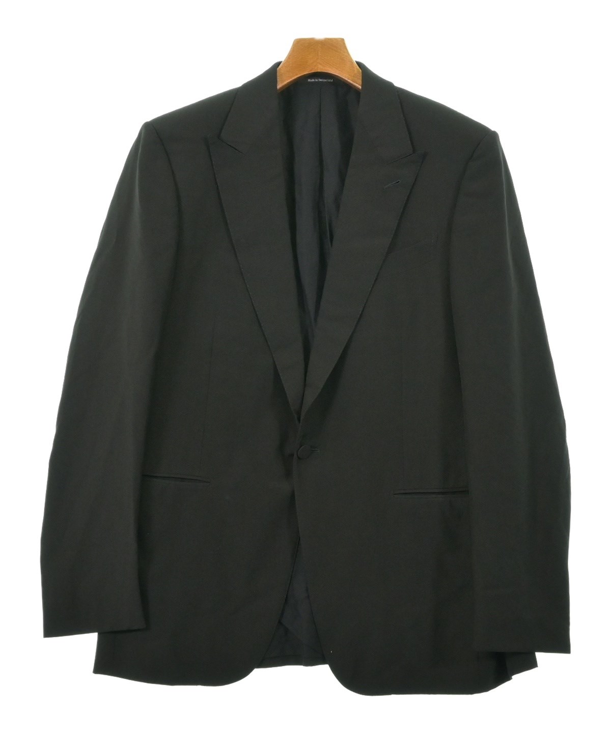 Ermenegildo Zegna（ゼニア）テーラードジャケット 黒 サイズ:52(XXL位