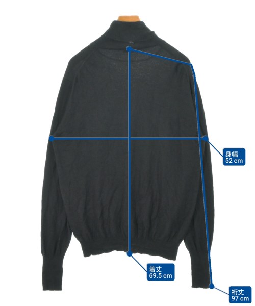 Ermenegildo Zegna（ゼニア）ニット・セーター 黒 サイズ:52(XXL位) メンズ/2200672519017