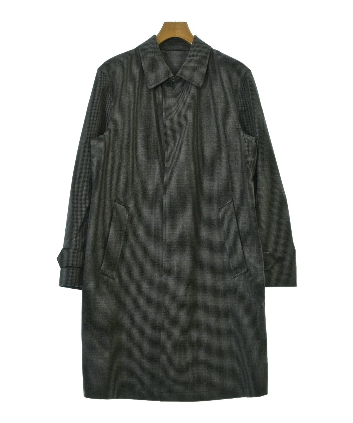 Ermenegildo Zegna ゼニア　ステンカラーコート　メンズ　ナイロン Ermenegildo Zegna（ゼニア）ステンカラーコート グレー サイズ:46(M位