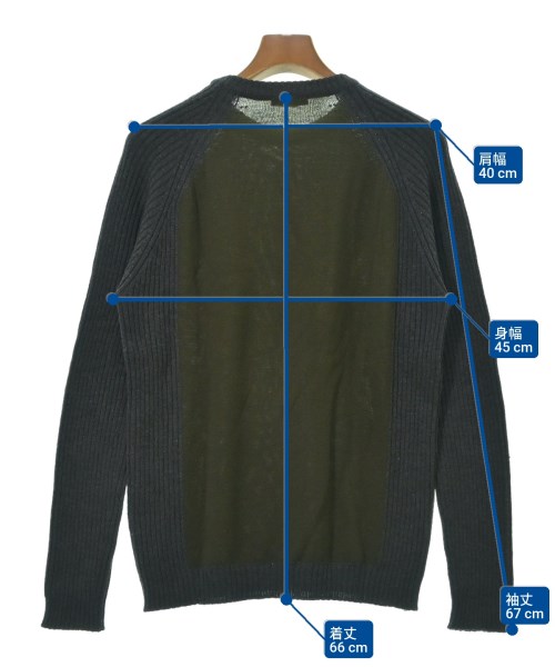 Ermenegildo Zegna（ゼニア）ニット・セーター カーキ サイズ:M メンズ/2200681741027