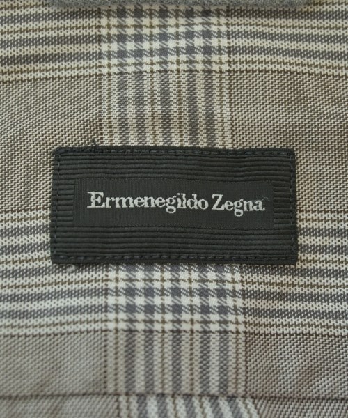 Ermenegildo Zegna（ゼニア）カジュアルシャツ グレー サイズ:M メンズ/2200695409012