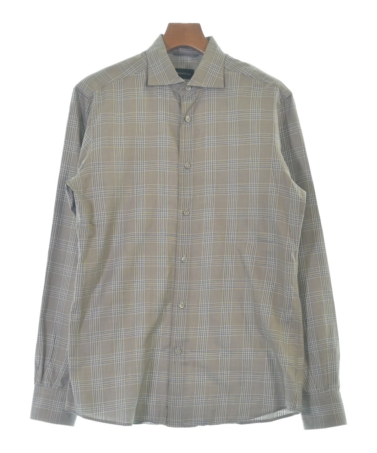 Ermenegildo Zegna（ゼニア）カジュアルシャツ グレー サイズ:M メンズ