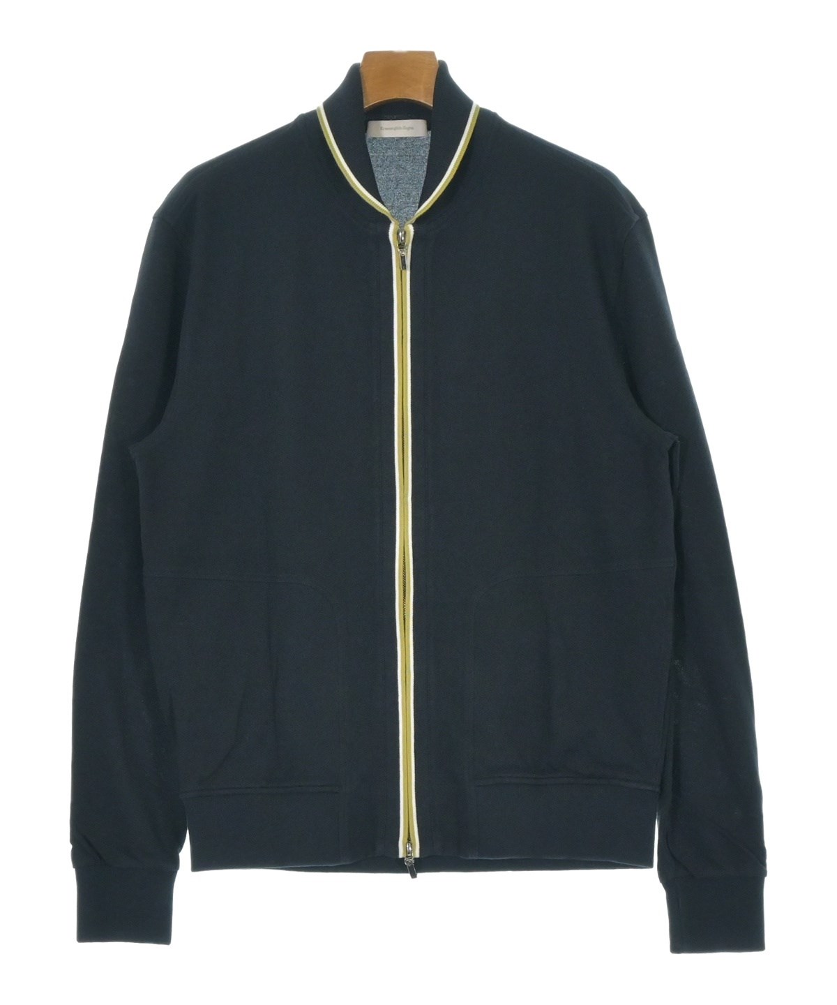 Ermenegildo Zegna ゼニア A-2 本革 ラムレザー ブルゾン Ermenegildo Zegna（ゼニア）その他 紺 サイズ:54(XL位) メンズ