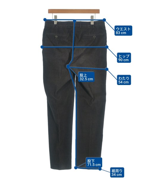 Ermenegildo Zegna（ゼニア）スラックス 茶 サイズ:48(L位) メンズ/2200696619069