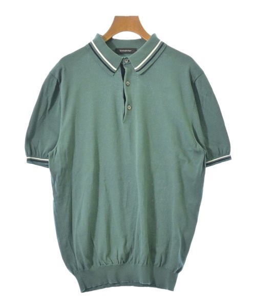 Ermenegildo Zegna(ゼニア)ポロシャツ 緑 サイズ:52(XXL位)/2200701351045