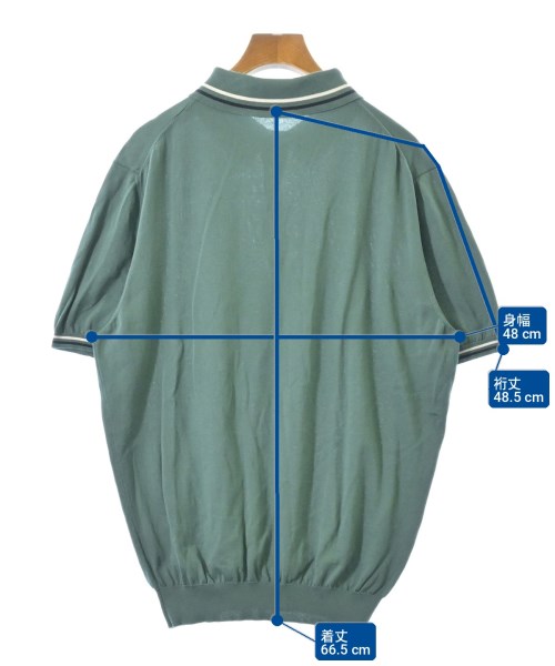 Ermenegildo Zegna（ゼニア）ポロシャツ 緑 サイズ:52(XXL位) メンズ/2200701351045