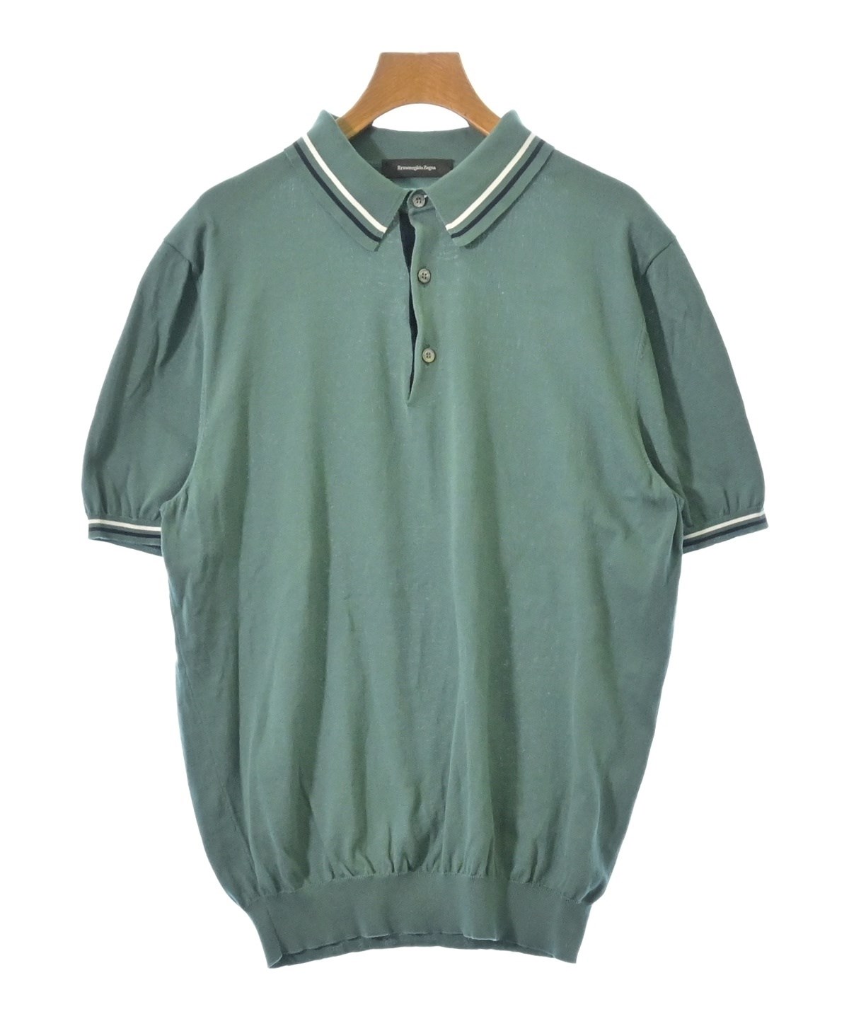 Ermenegildo Zegna（ゼニア）ポロシャツ 緑 サイズ:52(XXL位) メンズ