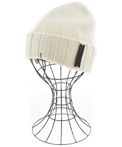 Ermenegildo Zegna(ゼニア)ニットキャップ・ビーニー 白 サイズ:OS/2200657956141