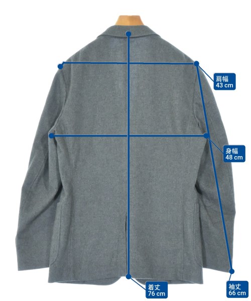 Ermenegildo Zegna（ゼニア）カジュアルジャケット グレー サイズ:50(XL位) メンズ/2200643313040