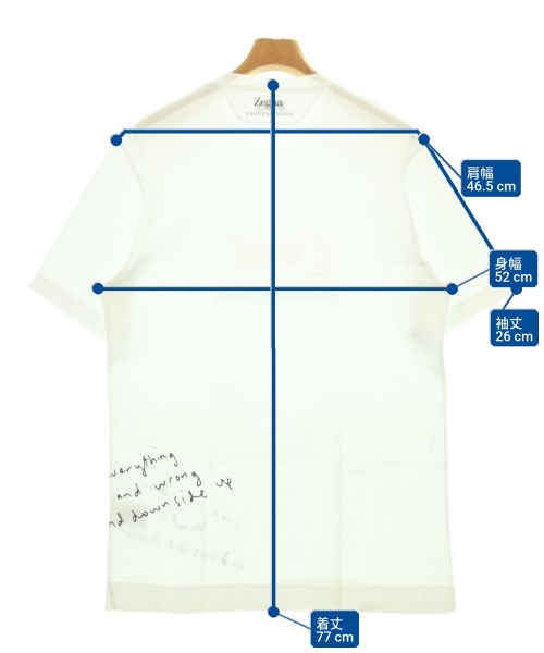 Ermenegildo Zegna（ゼニア）Tシャツ・カットソー 白 サイズ:M メンズ/2200715283196