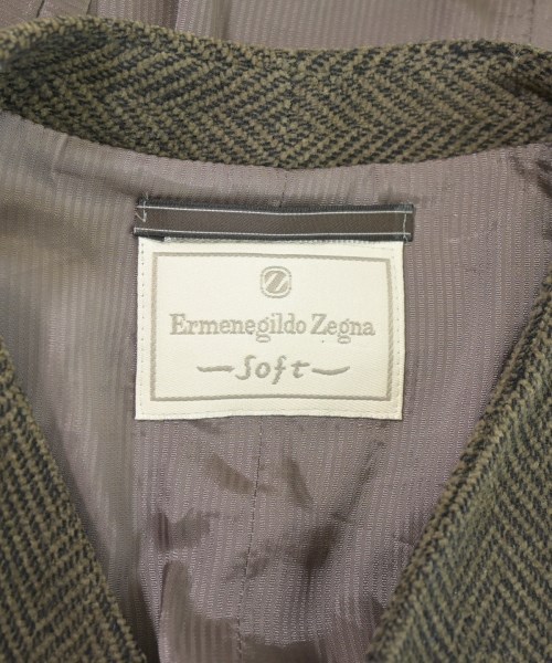 Ermenegildo Zegna（ゼニア）ドレスシャツ 茶 サイズ:48(M位) メンズ/2200716333029