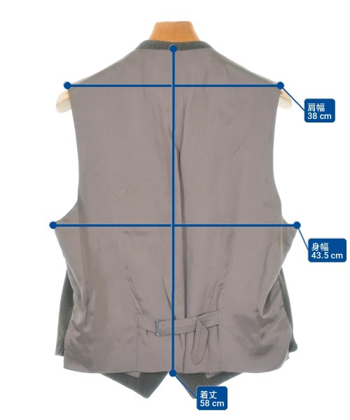 Ermenegildo Zegna（ゼニア）ドレスシャツ 茶 サイズ:48(M位) メンズ/2200716333029