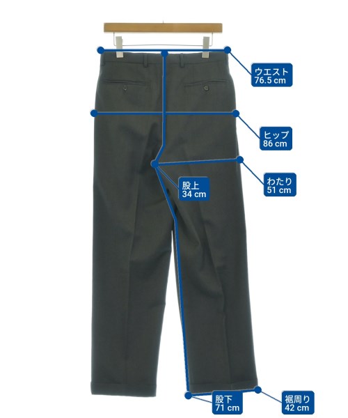 Ermenegildo Zegna（ゼニア）スラックス グレー サイズ:44(S位) メンズ/2200716333043