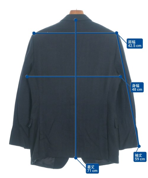 Ermenegildo Zegna（ゼニア）ジャケット 紺 サイズ:46(M位) メンズ/2200648284024