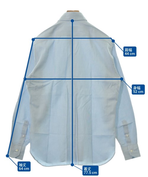 Ermenegildo Zegna（ゼニア）カジュアルシャツ 青 サイズ:40(L位) メンズ/2200653244105