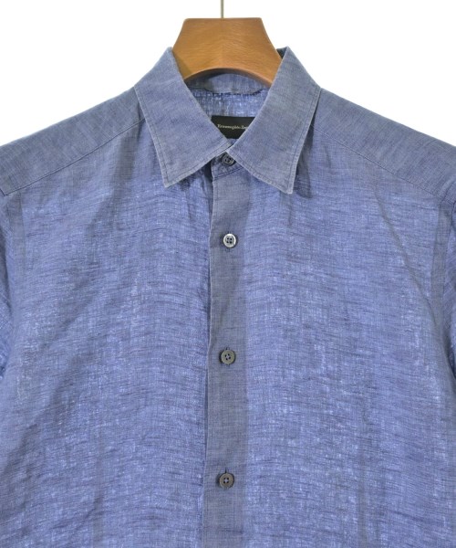 Ermenegildo Zegna（ゼニア）カジュアルシャツ 青 サイズ:S メンズ/2200703646033