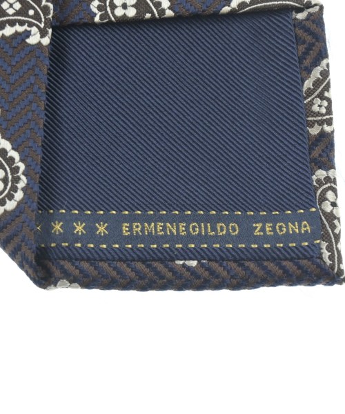 Ermenegildo Zegna（ゼニア）ネクタイ 茶 サイズ:- メンズ/2200707559063