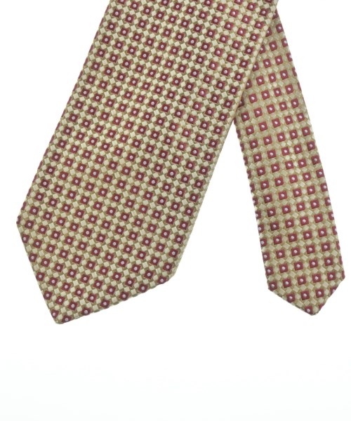 Ermenegildo Zegna（ゼニア）ネクタイ ベージュ サイズ:- メンズ/2200707559162