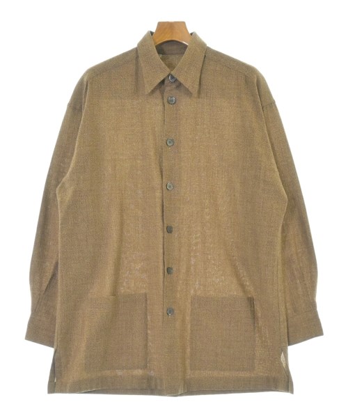 Ermenegildo Zegna(ゼニア)カジュアルシャツ 茶 サイズ:M/2200662794110