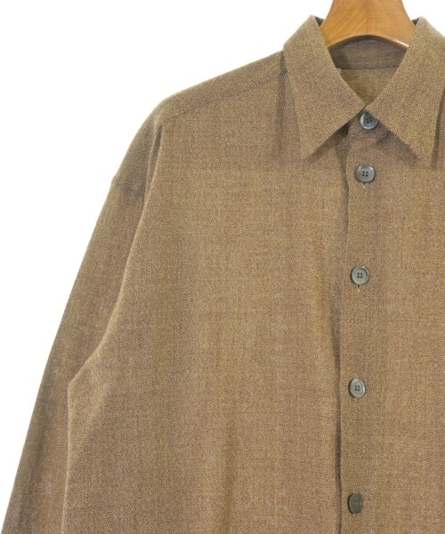 Ermenegildo Zegna（ゼニア）カジュアルシャツ 茶 サイズ:M メンズ/2200662794110