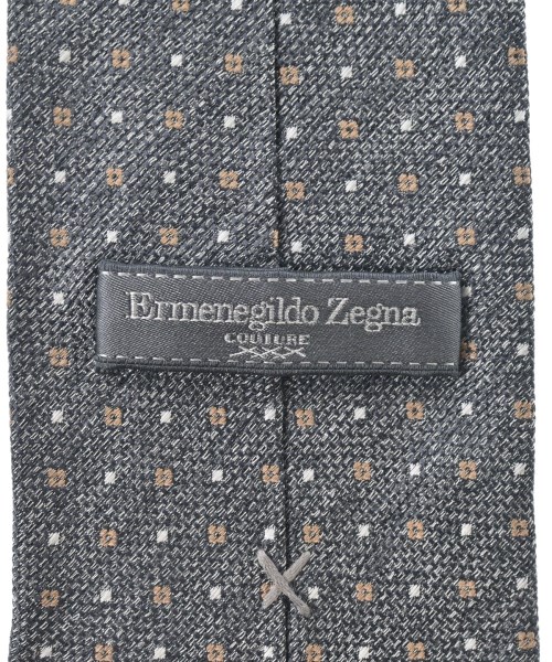 Ermenegildo Zegna（ゼニア）ネクタイ グレー サイズ:- メンズ/2200658368172