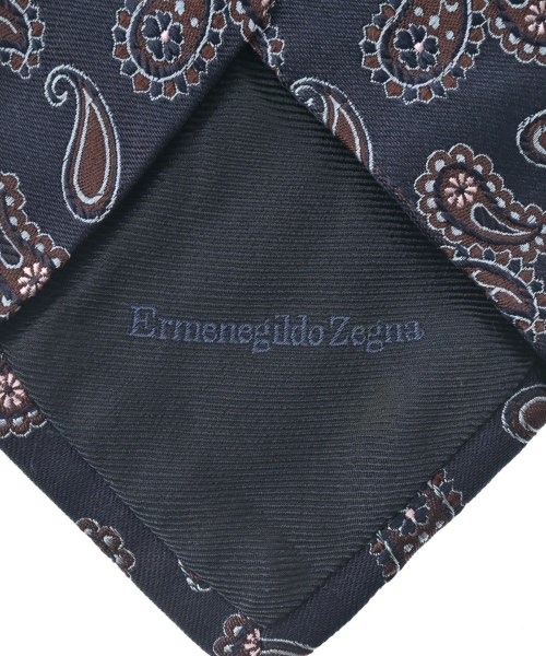Ermenegildo Zegna（ゼニア）ネクタイ 紺 サイズ:- メンズ/2200658368189